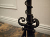 Antique Wrought Iron Adjustable Piano Lamp