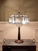 Handel Lamp Base With Clear Glass Shade