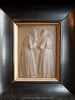 Framed Miniature Bronze Plaques By A. Schwabb 1912