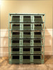 Teal Industrial Storage Shelving Unit