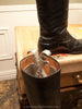 Vintage Black Men's Knee High RCMP Boots