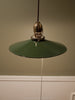 1950's Industrial Industrial Pull Chain Hanging Light