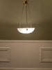 French 1920's Cut Glass Art Deco Hanging Light