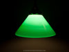 Vintage Green Glass Pendant Light