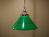 Vintage Green Glass Pendant Light