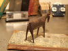 Unsigned Mid Century Metal Antelope Sculpture