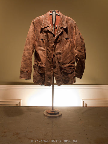 1930's Leather Car Coat