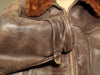 1940's Shearling Lined Leather Horsehide Jacket