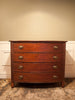 American Sheraton Bow Front Chest Of Drawers