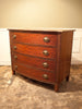 American Sheraton Bow Front Chest Of Drawers