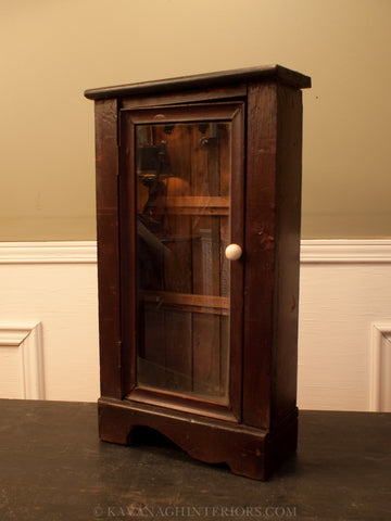 Small 1940's Curio Display Case