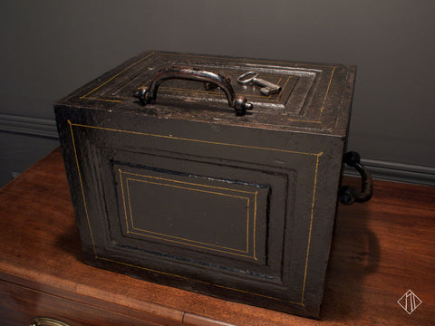 Late 19th C. Key Lock Safe