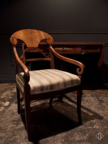 Pair Of 19th Century Swedish Empire Armchairs