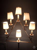 Antique Gothic Six Light Floor Lamp